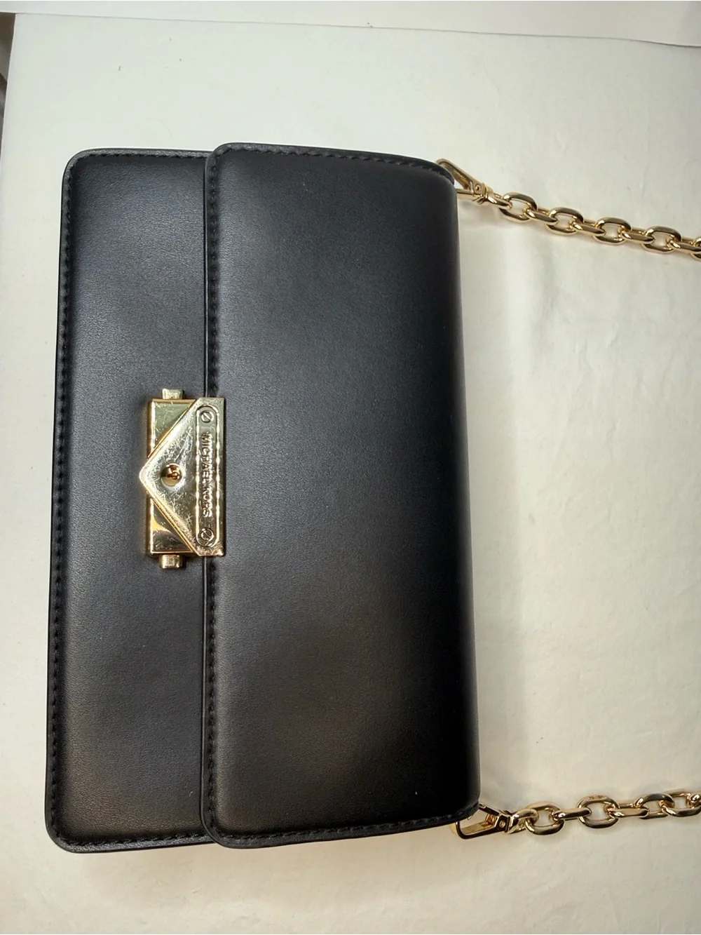 Michael Kors Black Leather Chain Crossbody| Timeless | Great Condition